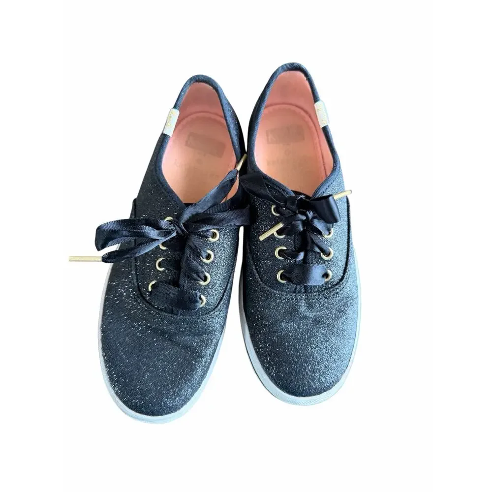 Kate Spade x Keds Champion Glitter Sneakers - Black_5